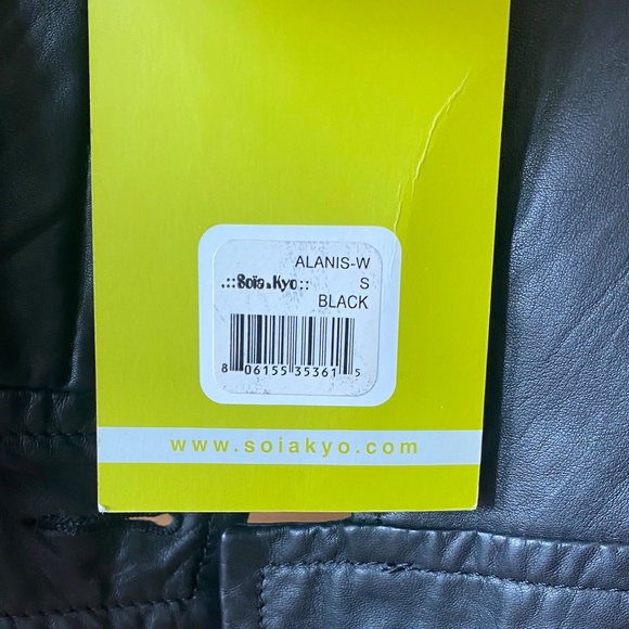 SOIA & Kyo Leather Jacket - Picture 3 of 10